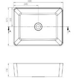 Sink Solution BLACK RECTANGULAR | Shoptok.si
