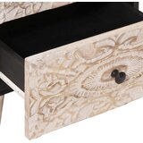  Noćni ormar 2 pcs Bijelo 40 x 33 5 x 46 cm Čvrsto drvo manga - Bijelo 2 | shoptok.hr