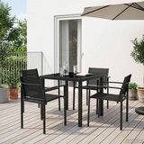  Set vanjskog namještaja 5 pcs Crna i antracit 80 x 80 x 73 cm | shoptok.hr