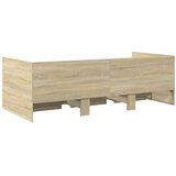 Dnevni krevet s ladicama bez madraca boja hrasta 90x190 cm | shoptok.hr