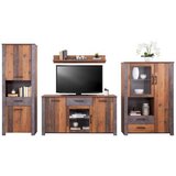 Modern Living Omara Ontario, Barva Hrasta, Temno Siva | Shoptok.si