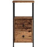  Noćni ormarić staro drvo 34x35,5x70 cm konstruirano drvo | shoptok.hr