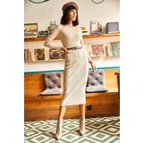Olalook Women's Stone Lycra Rose Gold Long Camisole Dress | Eponuda.ba