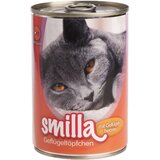 Smilla Varčno pakiranje perutninski lonček 24 x 400 g - Mehka perutnina s perutninskimi srci Cene