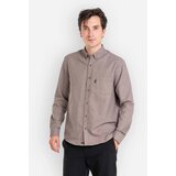 Reell Nordic Shirt light brown Cene