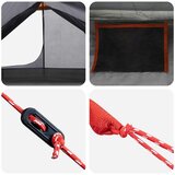 Šator za planinarenje Siva i narančasta 222 x 85 x 125 cm - Siva i narančasta | shoptok.hr