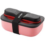 guzzini Lunchbox set s potovalnim jedilnim priborom "Store&Go" - rdeča | Shoptok.si