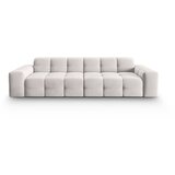 Micadoni Home Svijetlo siva baršunasta sofa 255 cm Kendal - Cijene