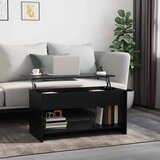  Stolić za kavu crni 102 x 50 x 52,5 cm od konstruiranog drva | Eponuda.ba