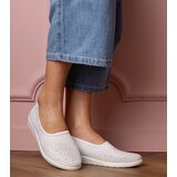 Gemre White women's sneakers with rhinestones Luizet | Shoptok.si