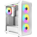 BIT FORCE SWAN ARGB-4 Gaming Midi Tower ATX kućište bez napajanja, bijelo | shoptok.hr