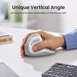 Ugreen MU008 ergonomski vertikalni miš bluetooth + 2.4G – (45759) | Eponuda.com