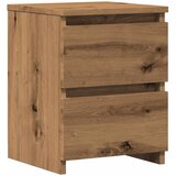 vidaXL Nočna omarica artisan hrast 30x30x40 cm inženirski les Cene