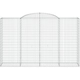  Lučne gabionske košare 17kom 300x50x180/200cm pocinčano željezo | shoptok.hr