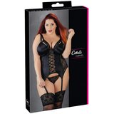 Cottelli Plus Size - gornji dio s promjenjivim tregerima (crni) | shoptok.hr