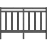  Uzglavlje za krevet sivo 166 x 4 x 100 cm od masivne borovine | shoptok.hr