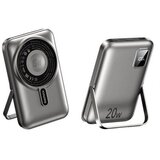 Remax RPP-695-3 in 1 15W wireless charging power bank with foldable holder Cene