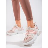 SEASTAR Pink women's sneakers Shelovet with welt Cene