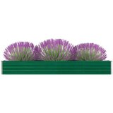  Povišena vrtna gredica od pocinčanog čelika 320x40x45 cm zelena | shoptok.hr