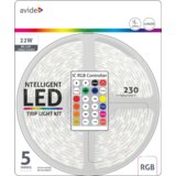 Avide LED traka sa daljinskim upravljačem,RGB,22W,12V,5 met.,IP65 – ABLSBL12V5050-30RGB-IC65 u