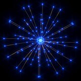  Božićno svjetlo s izgledom vatrometa plavo 20 cm 140 LED | Eponuda.ba