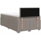  Boxspring krevet s madracem Sivosmeđa 120 x 200 cm Tkanina | shoptok.hr