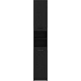  Kupaonski ormar s policom Crni hrast 32 x 34 x 188,5 cm | shoptok.hr