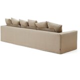 Kave Home Bež lanena sedežna garnitura 340 cm Nora – | Shoptok.si