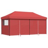  Šator za zabave 292 x 580 x 315 cm Tamno crvena Oxford tkanina | shoptok.hr