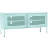 Maison Chic TV omarica - TV enota - Televizijska omarica mint zelena 105x35x50 cm jeklo, (21700571) Cene