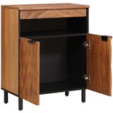  Kreveta Finš acacije smeđa 60 x 33 5 x 75 cm Čvrsto drvo manga | shoptok.hr
