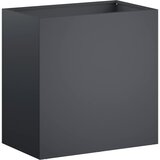  Vrtna saksija Antracit 50 x 30 x 50 cm Čelična vrata | shoptok.hr