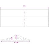  Brtva za garažni pod Crna 155 x 28 mm 6,5 m EPDM guma | shoptok.hr