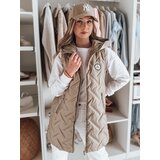 DStreet Kamizelka damska przejściowa pikowana GRANDI kamelowa | Shoptok.si