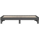  Izvlečna dnevna postelja siva 2x(80x200) cm trdna borovina, (20727000) | Shoptok.si