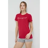 Rossignol Bombažna kratka majica rdeča barva