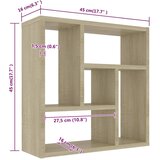  Zidna polica boja hrasta 45,1 x 16 x 45,1 cm konstruirano drvo | Eponuda.ba