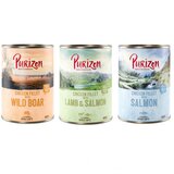  6 x 200 g / 400 g Purizon Adult po poskusni ceni - Mešano pakiranje (2 x divja svinja, 2 x losos, 2 x jagnjetina) (6 x 400 g) | shoptok.hr