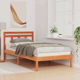  Krevetna konstrukcija Smeđa 90 x 200 cm Čvrsto borovo drvo | shoptok.hr