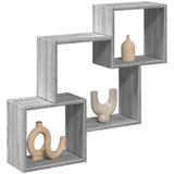vidaXL Zidni ormarić 78x18x71 cm siva boja hrasta konstruirano drvo | shoptok.hr
