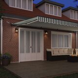  Tkanina za tende Zelena i bijela 600 x 350 x 165 cm Poliester | shoptok.hr