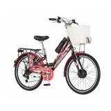 Visitor E-bicikl fashion inferior 24" crno crveni | ePonuda.com
