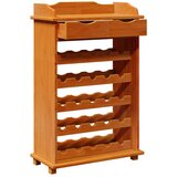  Stalak za vino Smeđa 58 x 28 x 90 cm Čvrsto borovo drvo | Eponuda.ba