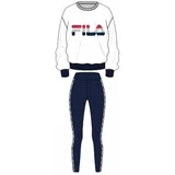 Fila FPW4098 Woman Pyjamas White/Blue M Aktivno spodnje perilo