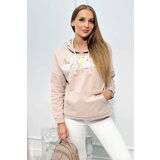 Kesi Sweatshirt with Voyage beige Cene