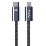 WEKOME WDC-23 kabl 3.1 usb tip c m/m 1m za super brzo punjenje 240W/480Mbps, crni cene