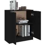  Komoda crna 60x30x70 cm od konstruiranog drva | shoptok.hr