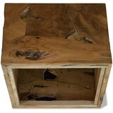  Stolić za kavu od prave tikovine 50 x 50 x 35 cm smeđi | shoptok.hr