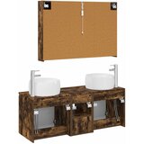  Set ormarića za kupaonicu 4 kom. Dimljeni hrast | shoptok.hr