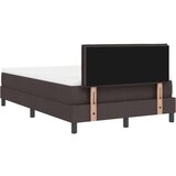 Box Spring Krevet s madracem Tamnosmeđi 120x190 cm Tkanina | shoptok.hr